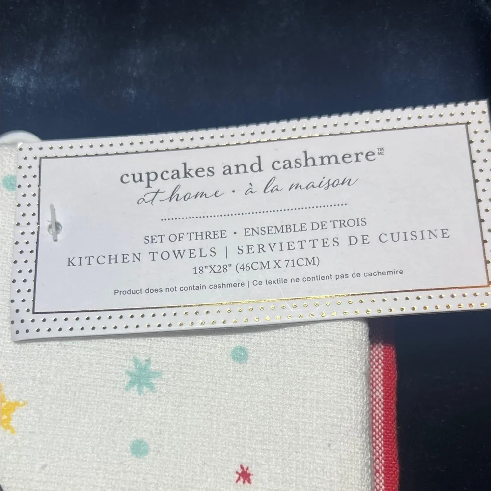 Cupcakes & Cashmere Colorful Star Kitchen Towels
